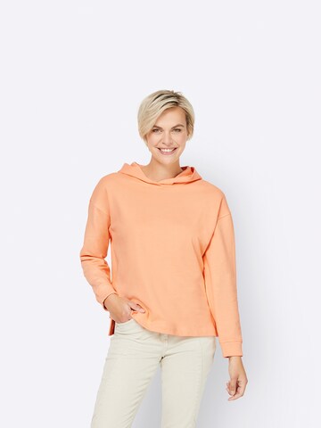 heine Sweatshirt in Orange: front