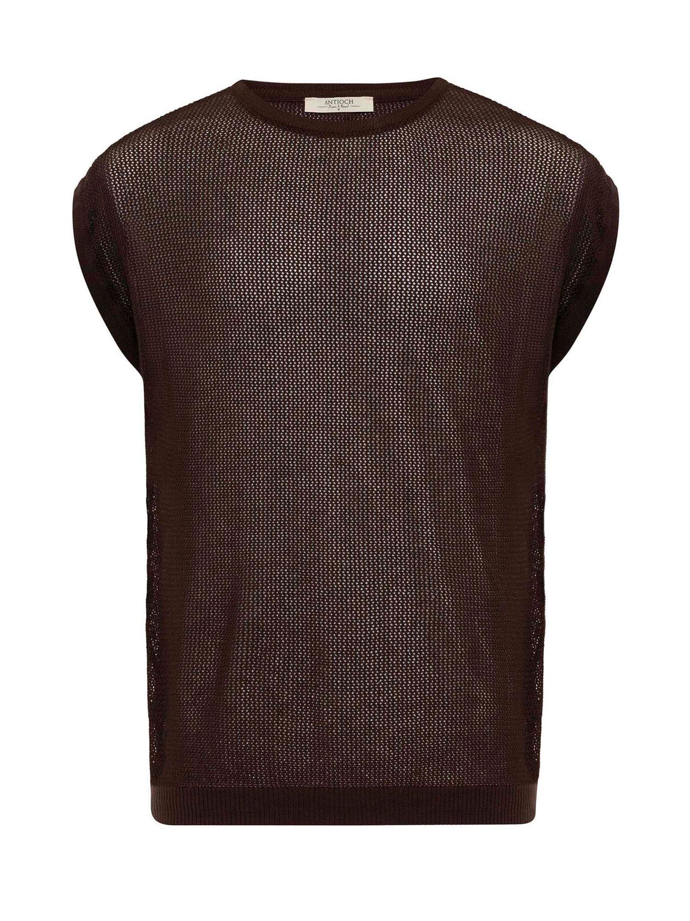 Maglietta di Antioch in marrone: frontale