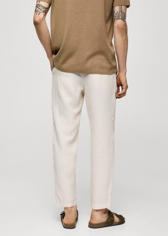 MANGO MAN Tapered Hose 'Nino' in Beige