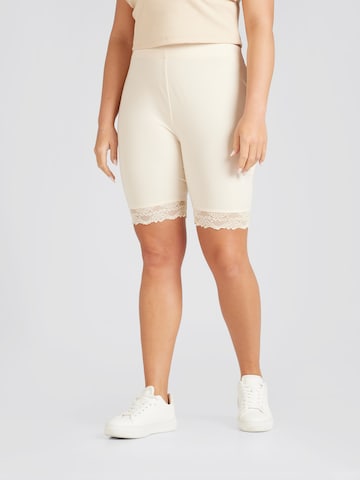 Skinny Pantalon 'DIANA' CITA MAASS co-created by ABOUT YOU en beige : devant