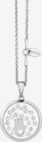 Astra Necklace 'HAMSA' in Silver: front