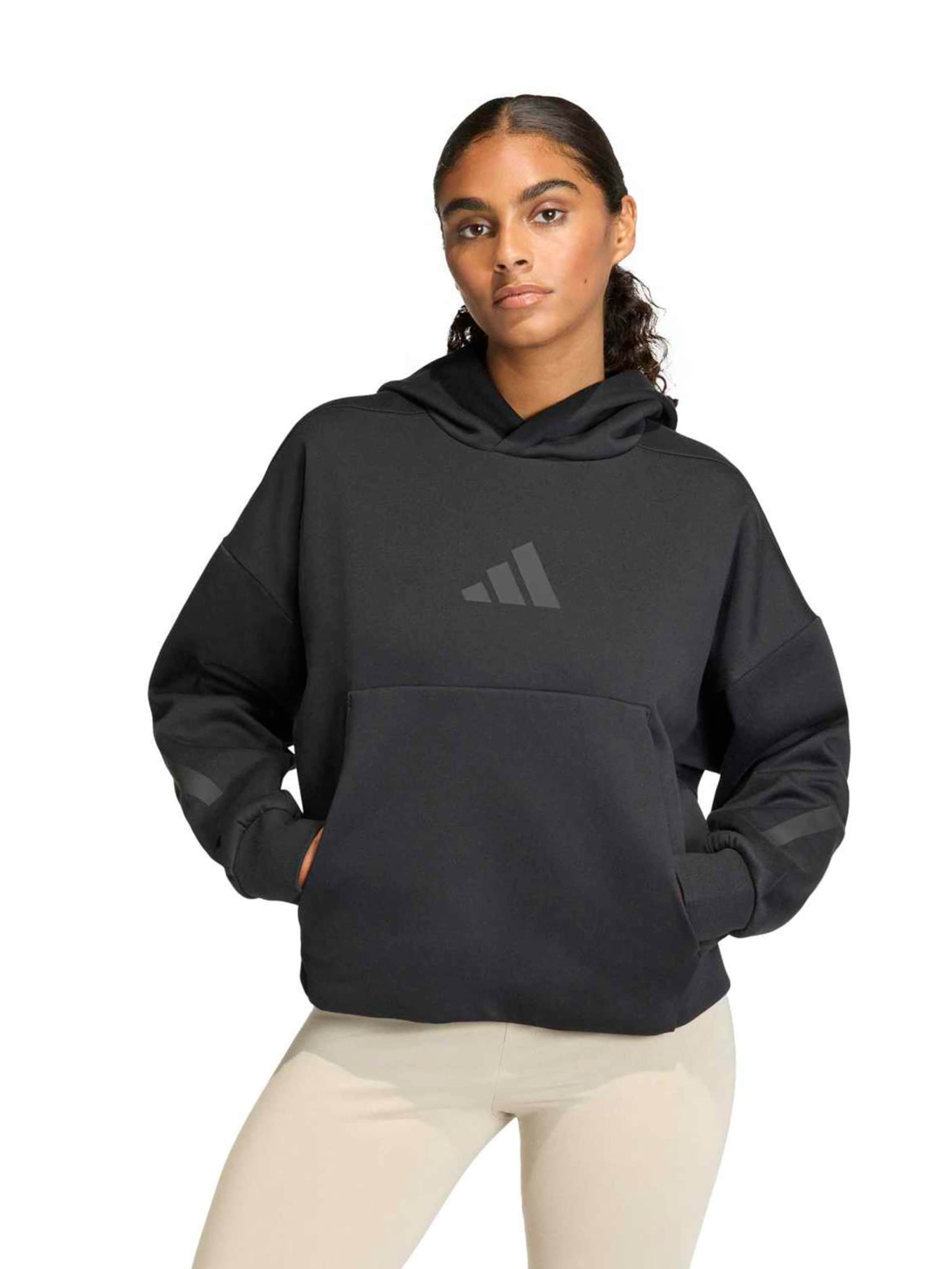 ADIDAS SPORTSWEAR Sport szabadidős felsők 'Z.N.E.' - fekete: elől