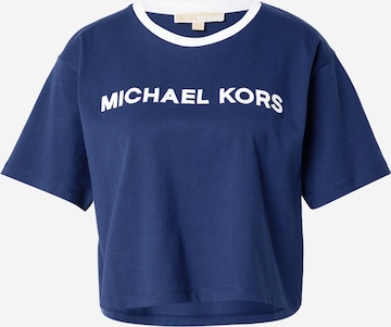 T-shirt MICHAEL Michael Kors en bleu : devant