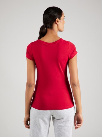 4F قميص عملي 'F0906' بلون أحمر