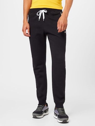 Effilé Pantalon Champion Authentic Athletic Apparel en noir : devant