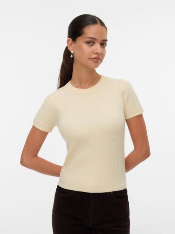 VERO MODA Pullover 'VMMirla' i beige: forside