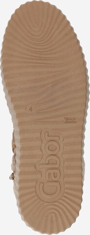 GABOR Botki sznurowane 'Röhrli' w kolorze brązowy