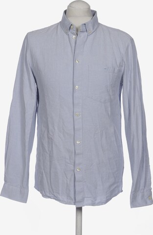 WEEKDAY Button Up Shirt in S in Blue: front