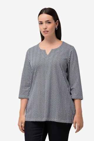 Ulla Popken Shirt in Blauw: voorkant