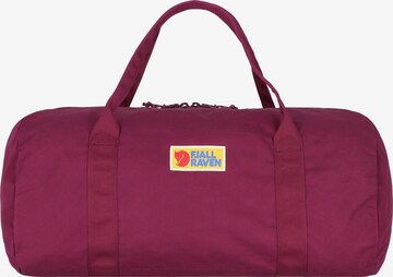 Fjällräven Sports Bag 'Vardag' in Purple: front