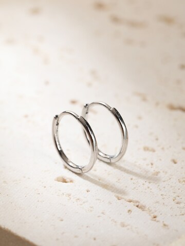 Hey Happiness Oorbel 'Basic Hoop' in Zilver