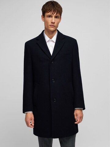 HECHTER PARIS Between-Seasons Coat in Blue: front