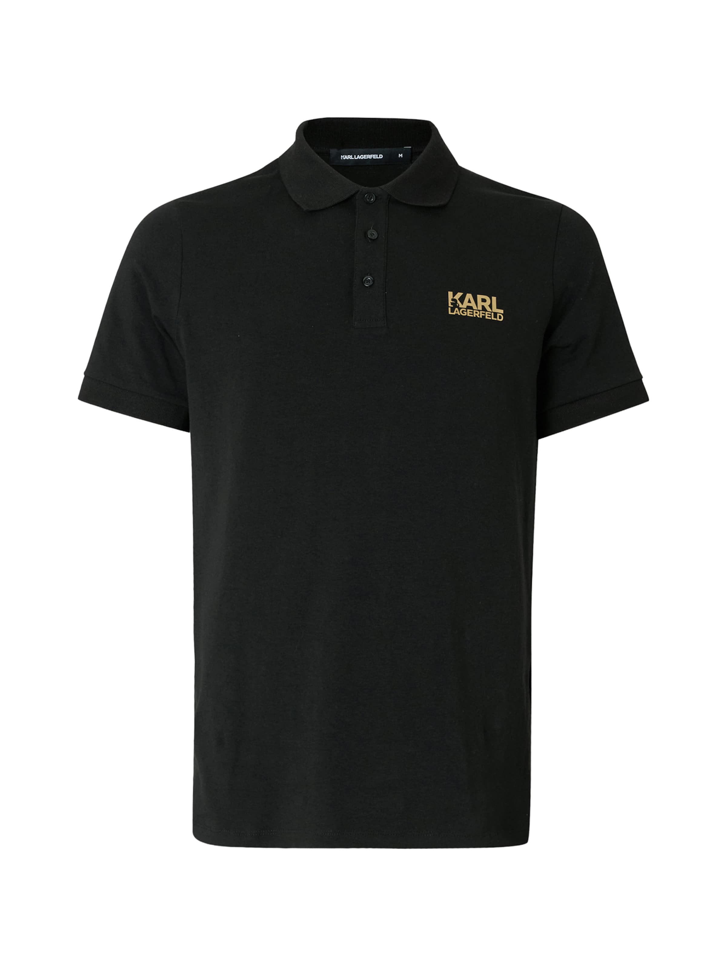 Karl Lagerfeld Μπλουζάκι σε μαύρο: μπροστά