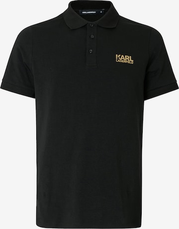 juoda Karl Lagerfeld Marškinėliai: priekis