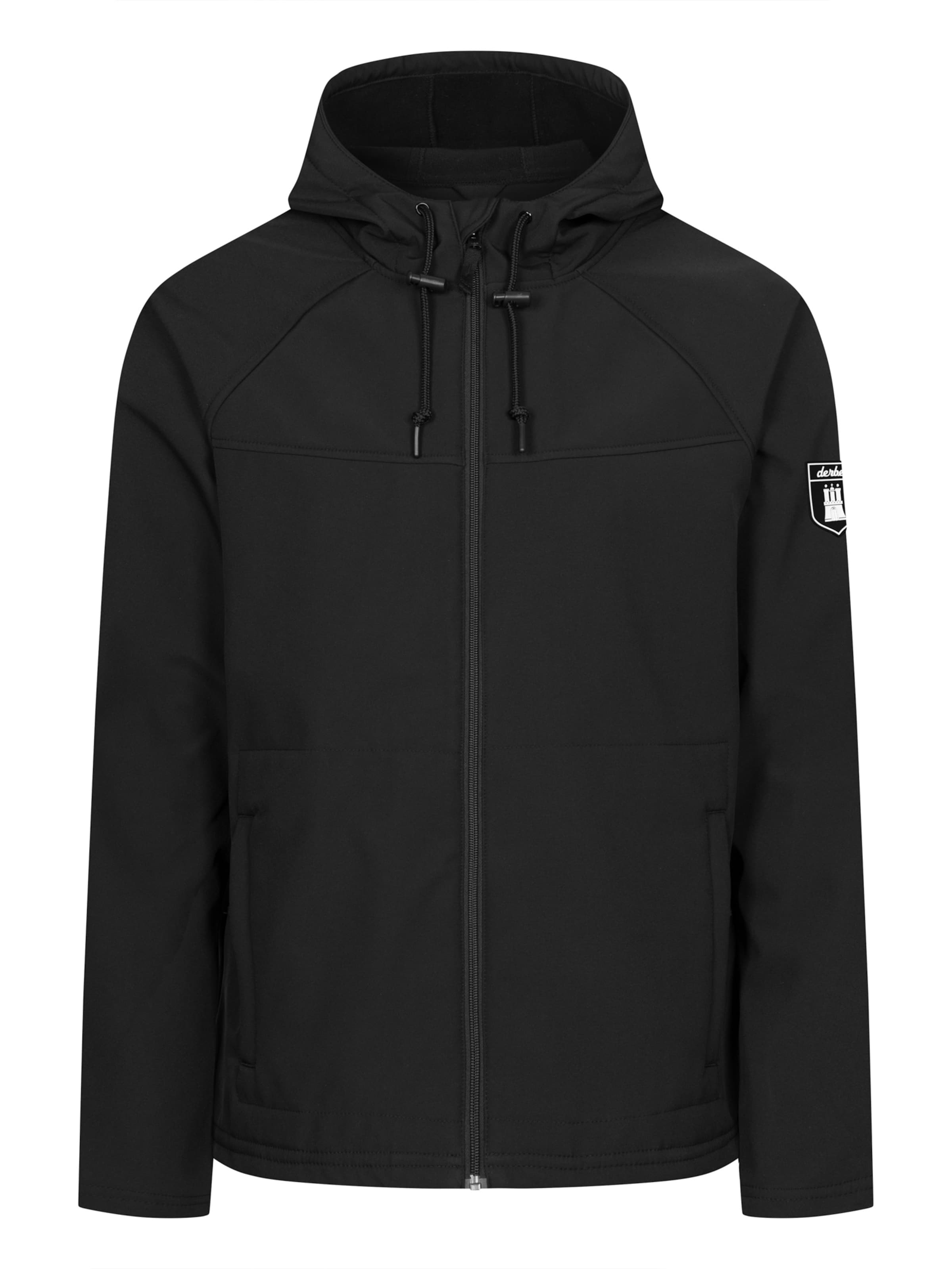 Derbe Tussenjas 'Isleby' in Zwart: voorkant