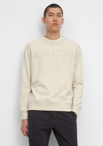 Marc O'Polo Sweatshirt in Beige: front