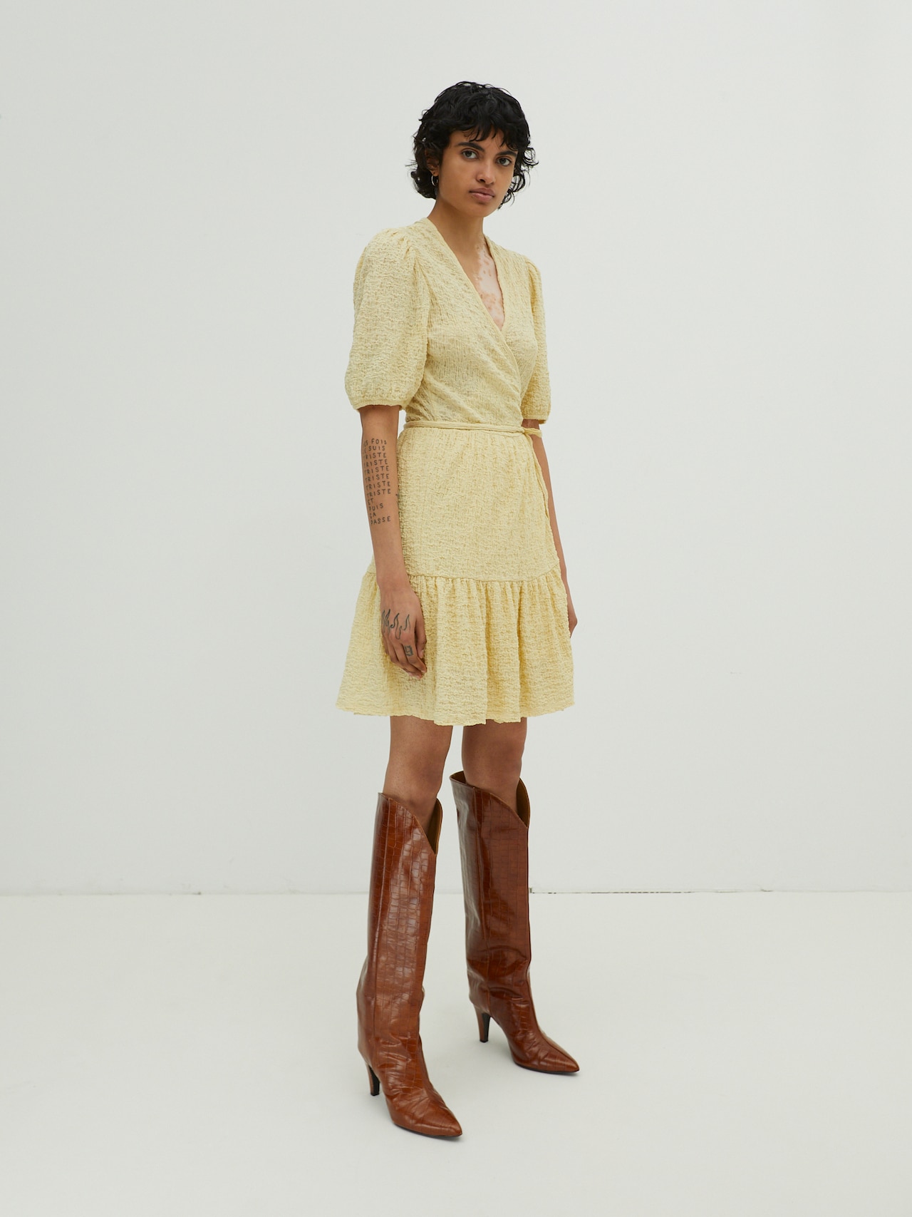 EDITED Producten Jurk 'Marie' Geel