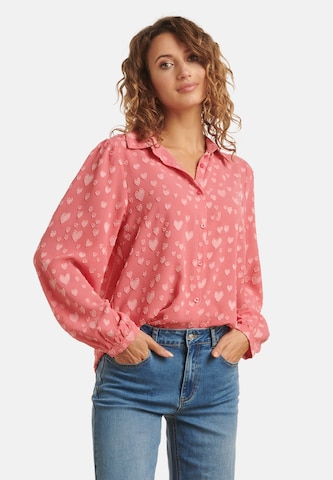 Smashed Lemon Blouse in Roze