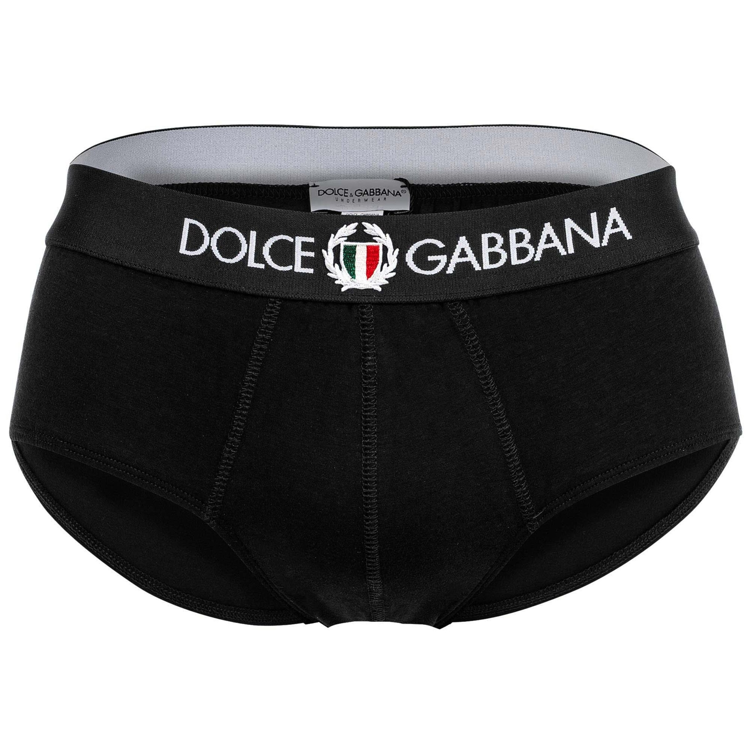 DOLCE & GABBANA Slip in Zwart: voorkant