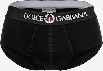 DOLCE & GABBANA Slip in Zwart: voorkant