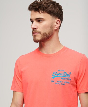 Superdry - Camiseta en naranja