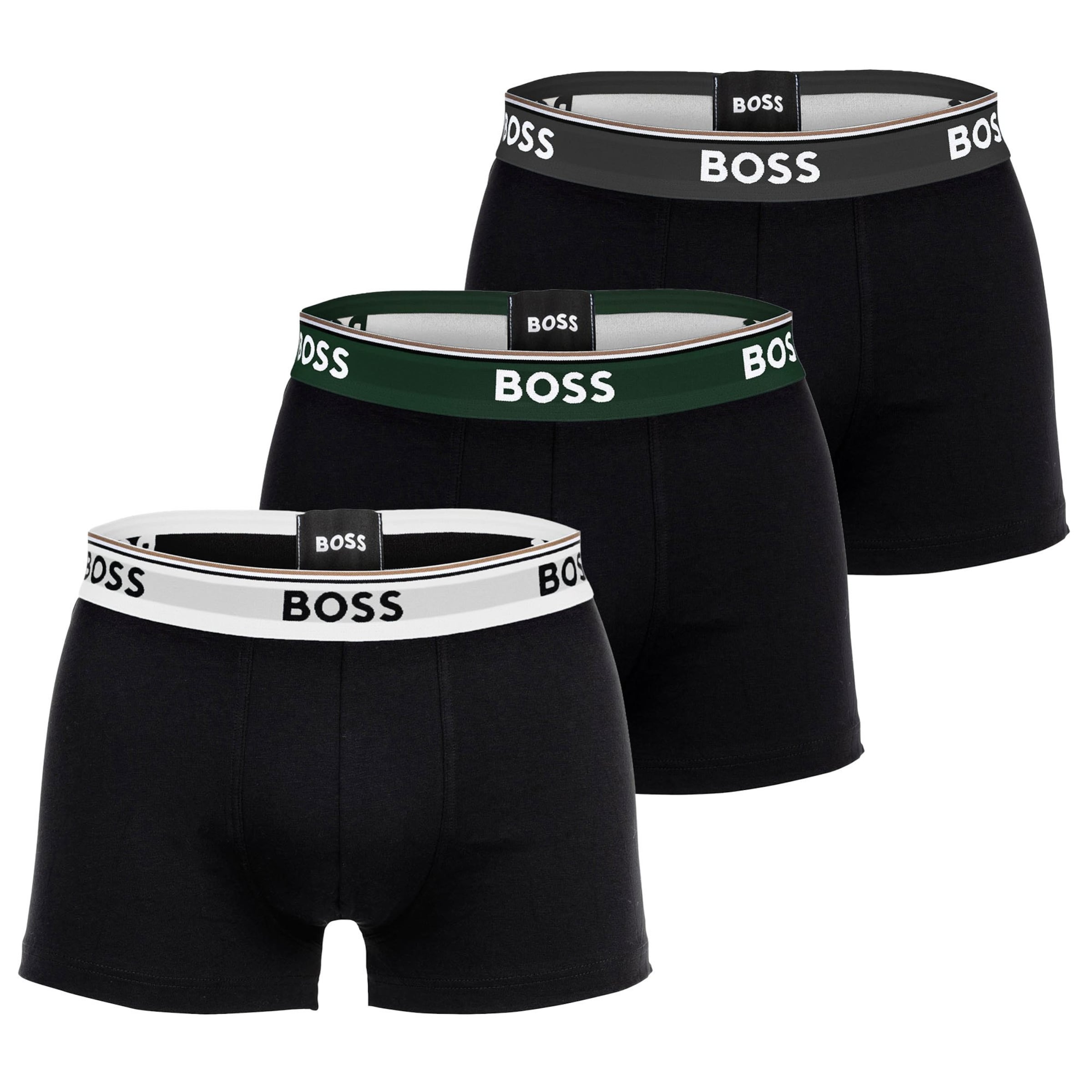 BOSS Boxerky 'Power' - Čierna: predná strana