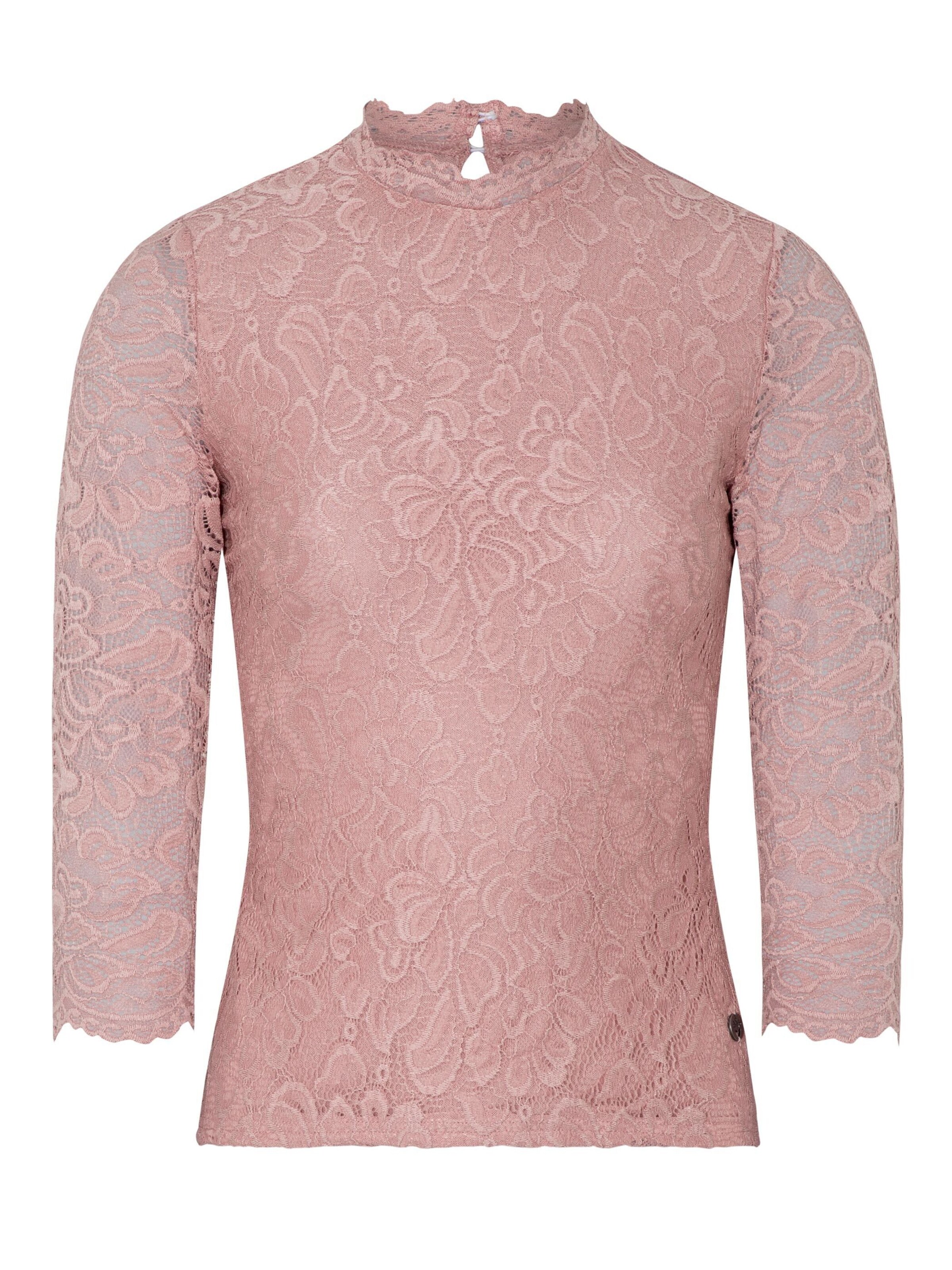 SPIETH & WENSKY Trachtenbluse 'Amberg' in Pink: Vorderseite