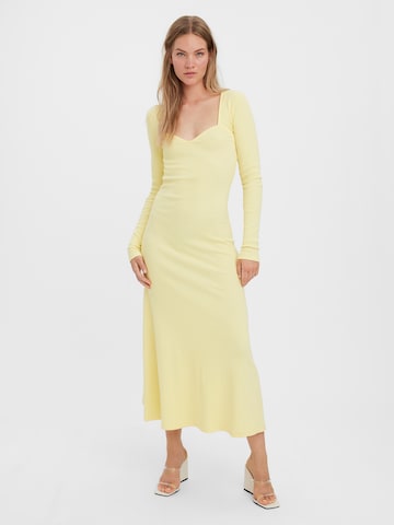 VERO MODA Kleid in Gelb