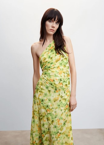 MANGO Cocktail Dress 'Claudia' in Yellow