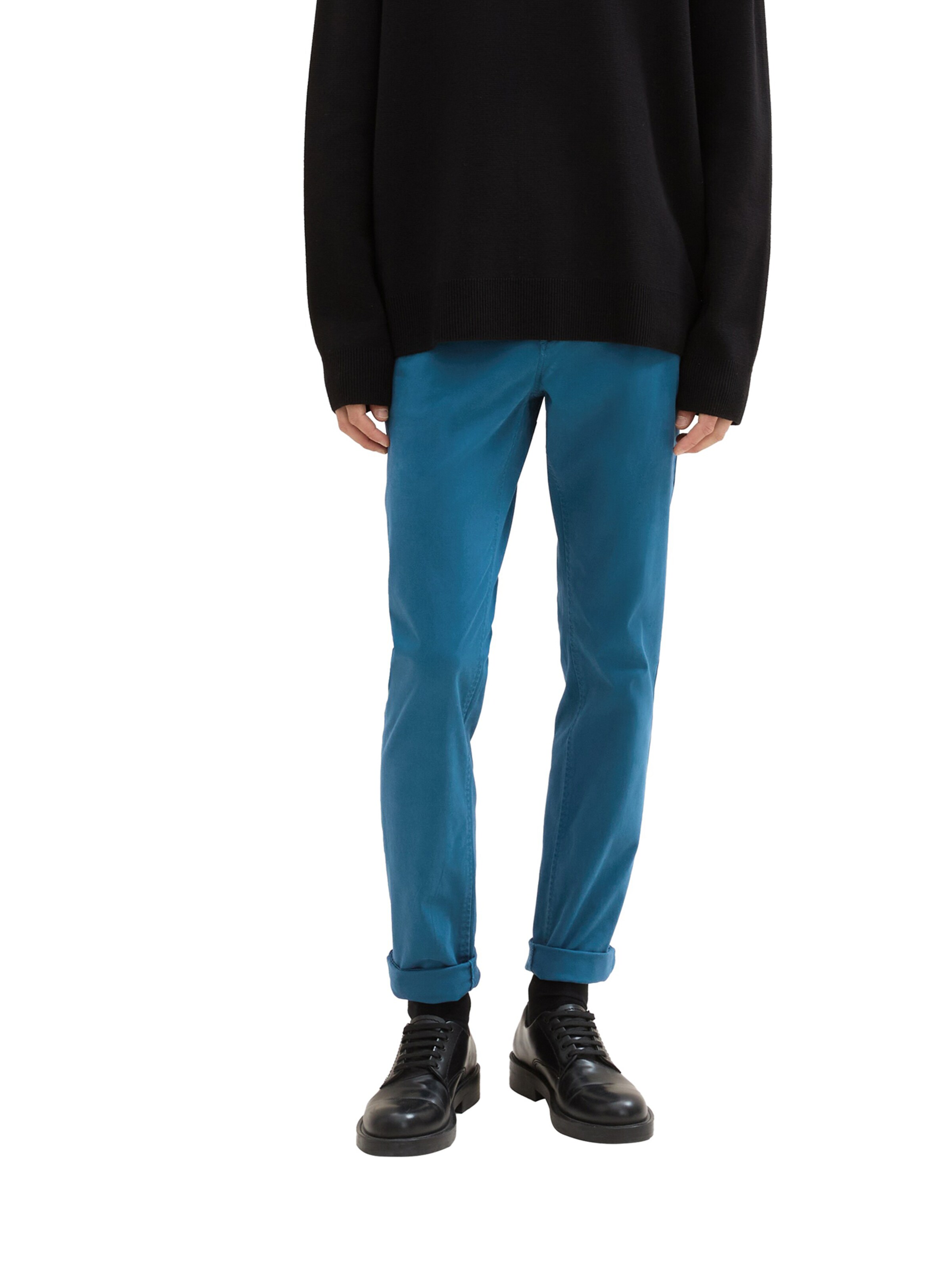 TOM TAILOR Slimfit Hose in Blau: Vorderseite