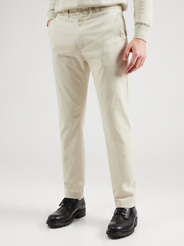 Calvin Klein Slim fit Chino trousers in Grey: front