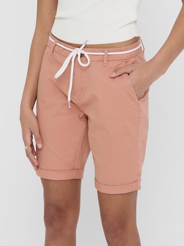 ONLY Regular Shorts 'Paris' in Braun