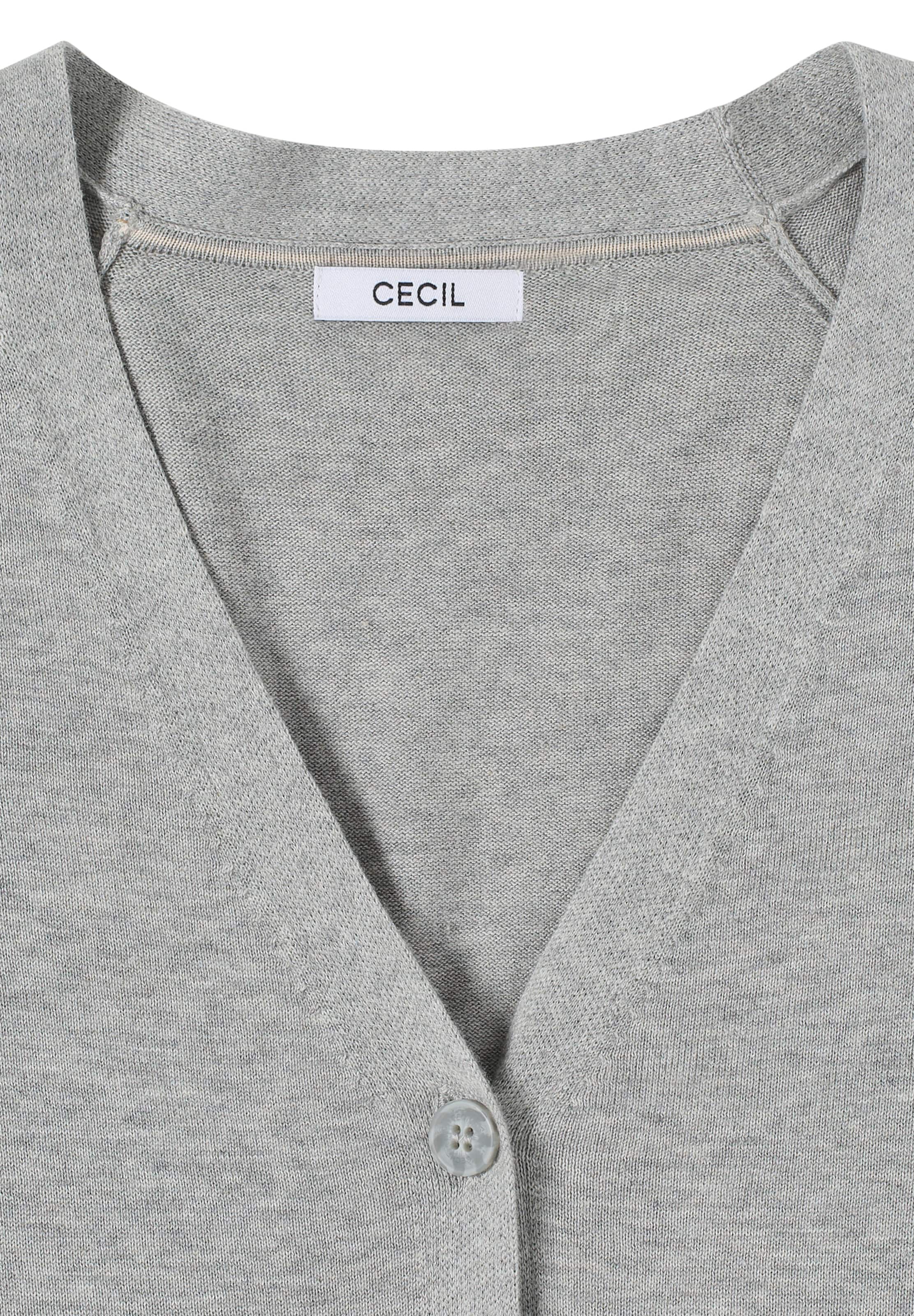 CECIL Knit Cardigan in Grey