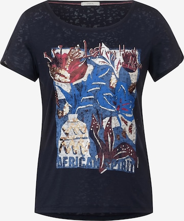 CECIL T-Shirt in Blau: front