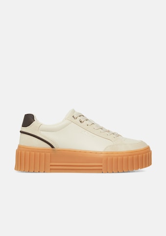 s.Oliver Sneakers laag in Beige