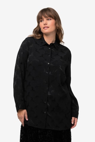 Ulla Popken Blouse in Black: front