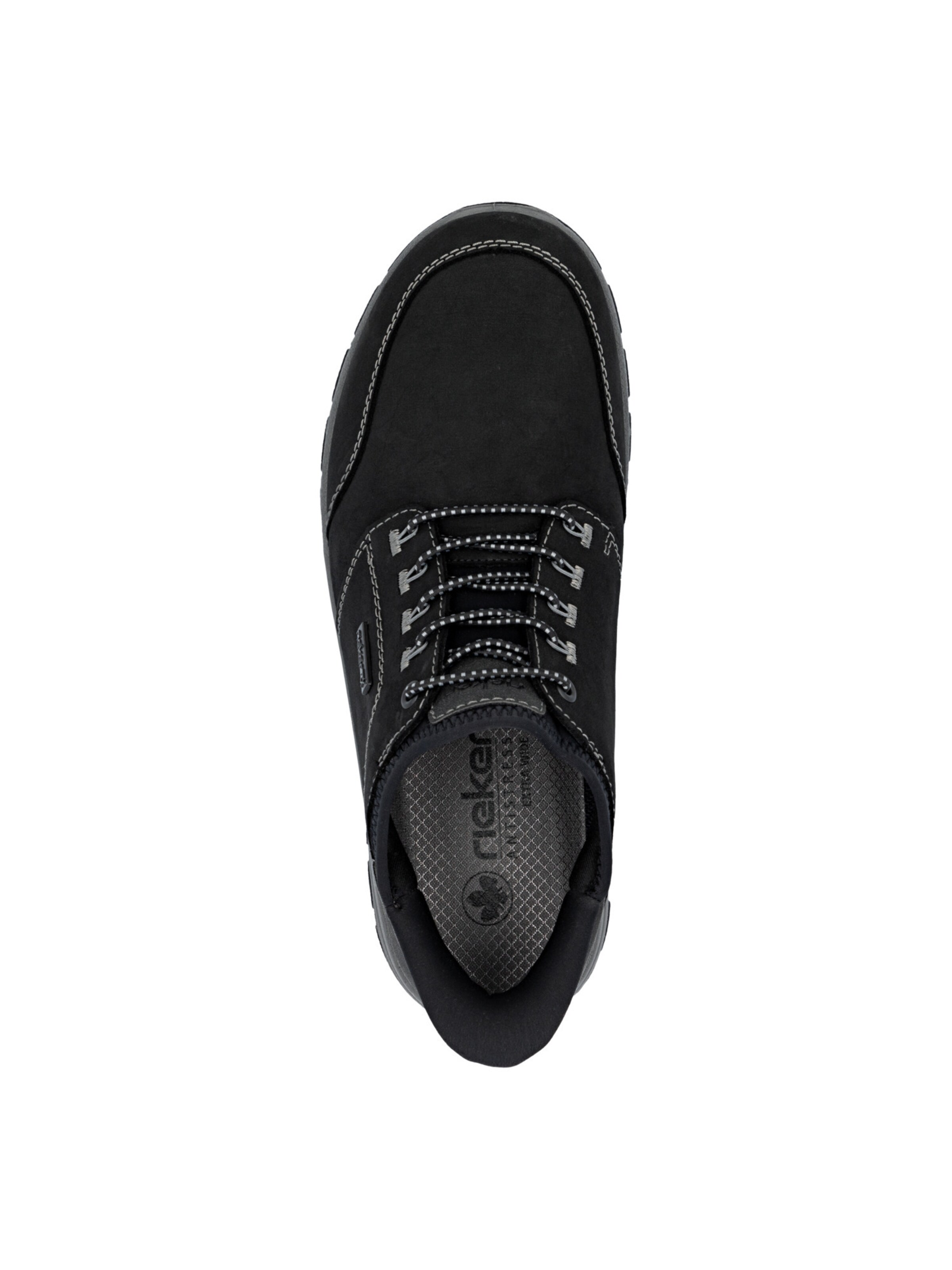 Chaussure à lacets Rieker en noir