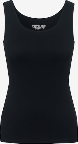 CECIL Top 'Linda' in Black: front