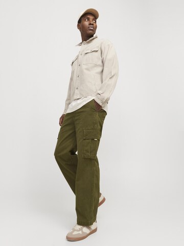 JACK & JONES Loosefit Cargobroek in Groen