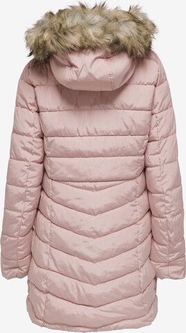 rožinė ONLY Žieminis paltas