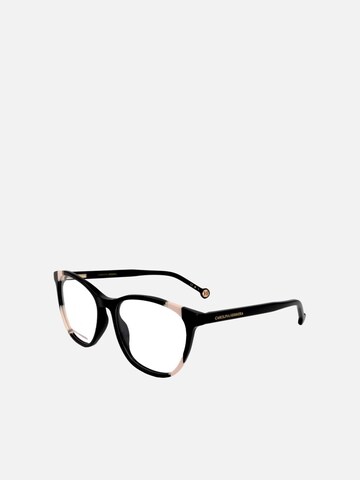 Lunettes de soleil Carolina Herrera en noir : devant