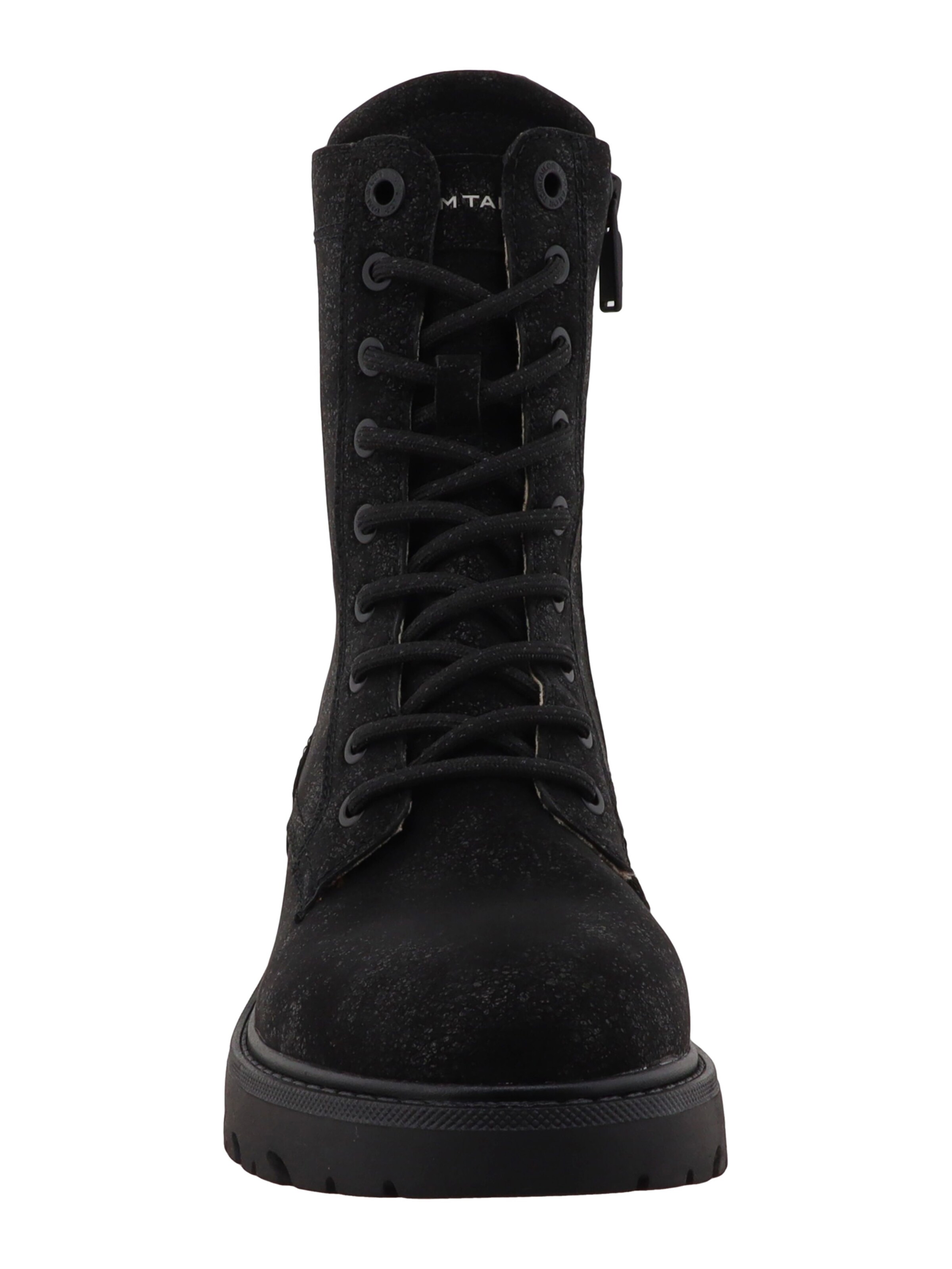 Bottines à lacets TOM TAILOR en noir