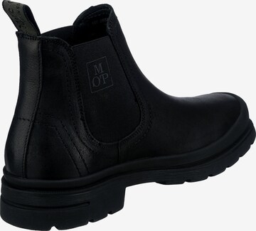 Marc O'Polo Chelsea boots 'Button' in Zwart
