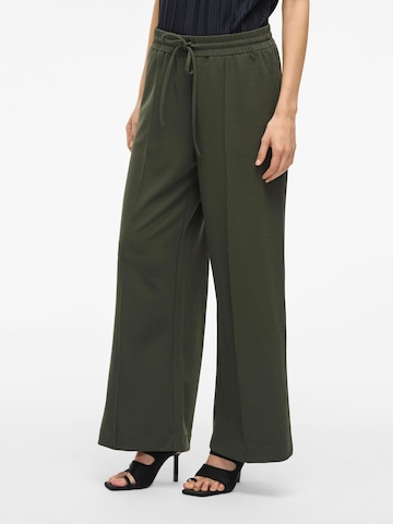 Wide Leg Pantalon 'VIClua' VILA en vert : devant