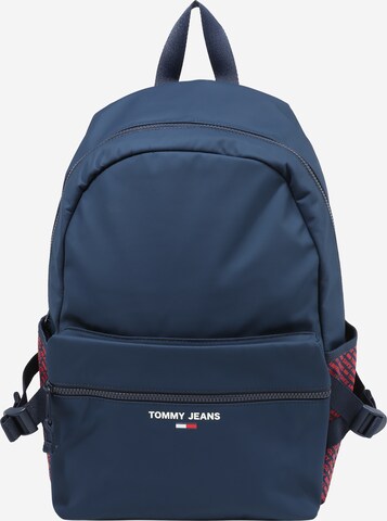 Tommy Jeans Rugzak in Blauw: voorkant