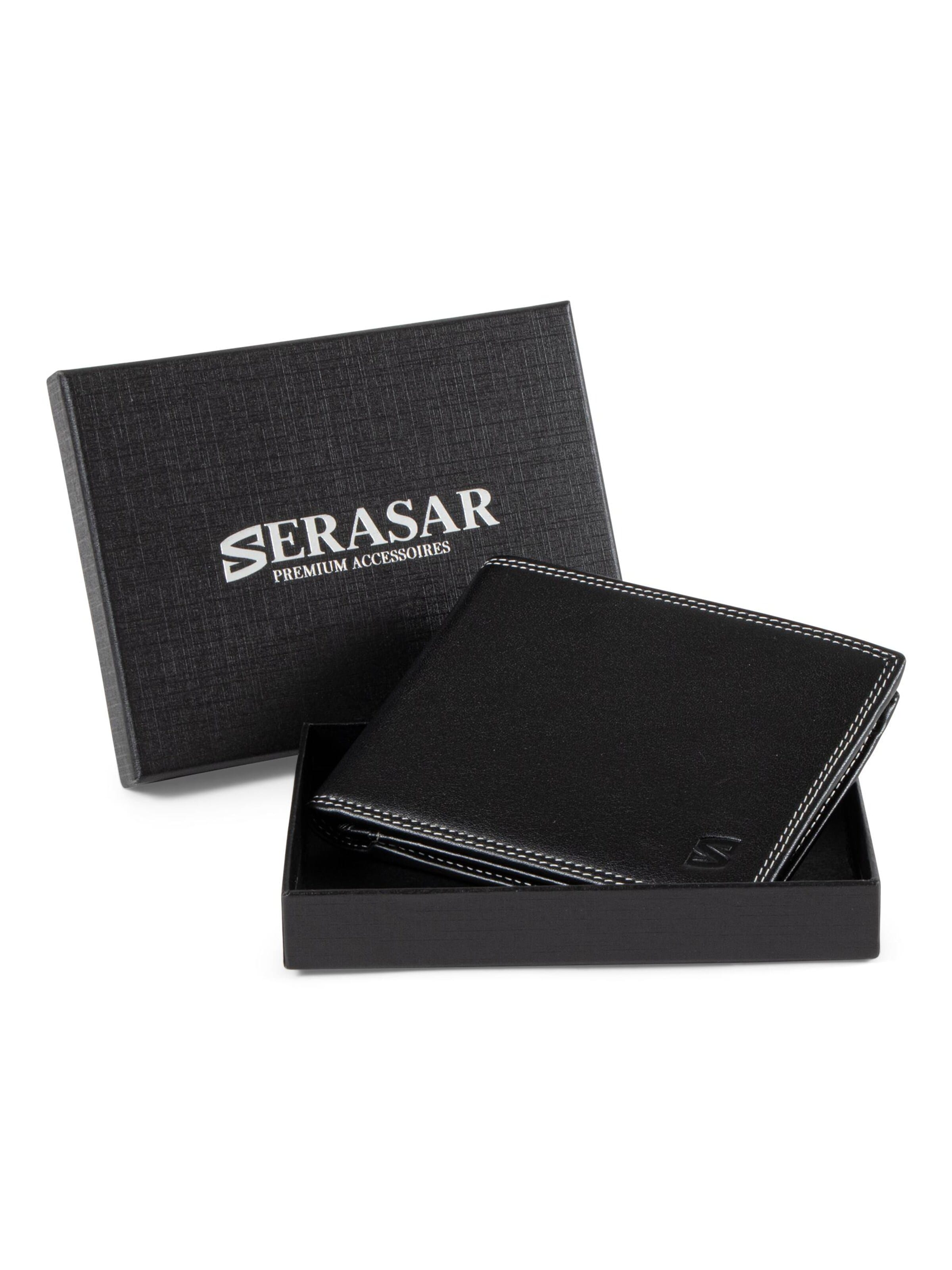 SERASAR Wallet 'Space' in Black
