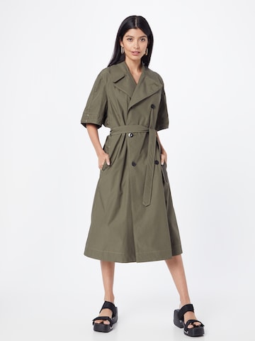 G-Star RAW Shirt Dress in Green: front