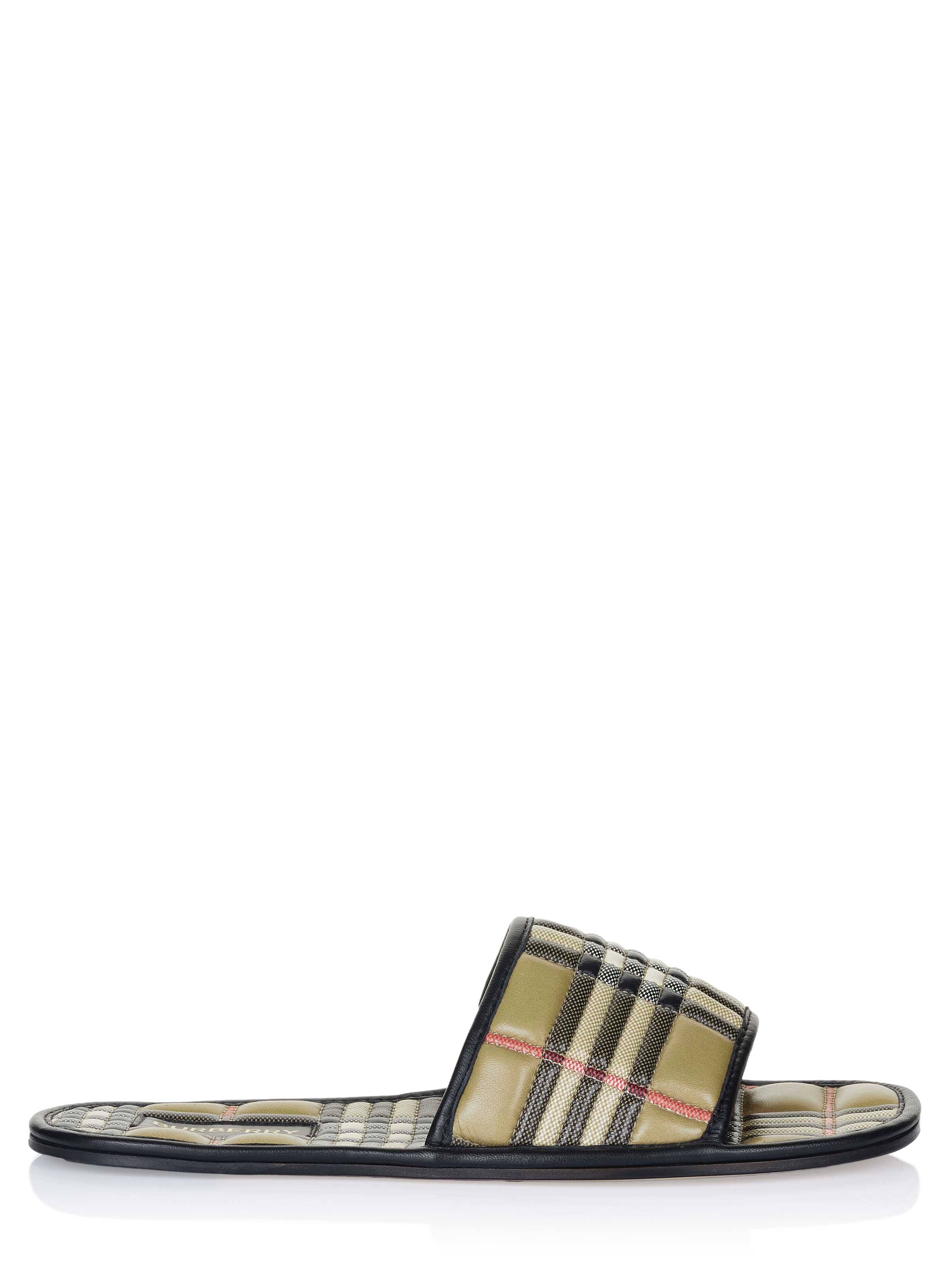 Sandalo di BURBERRY in beige: frontale