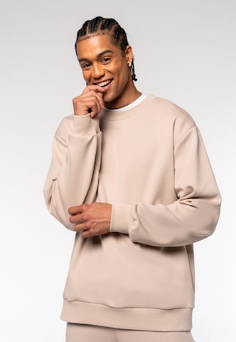Sweat-shirt 'City' Eoselio en beige