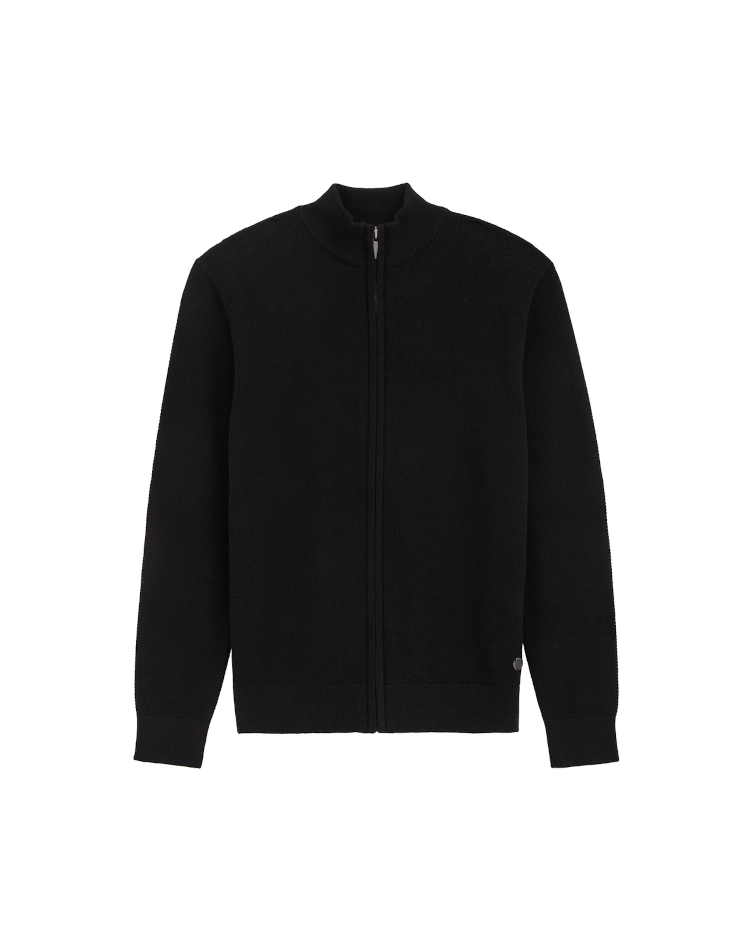 WE Fashion Strickjacke in Schwarz: Vorderseite